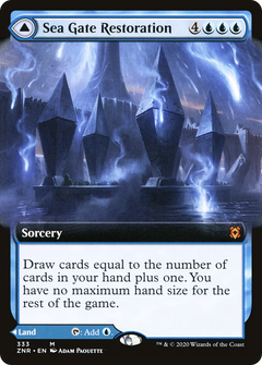 Sea Gate Restoration (Extended Art) (333) [Zendikar Rising] foil - Deck Out Gaming