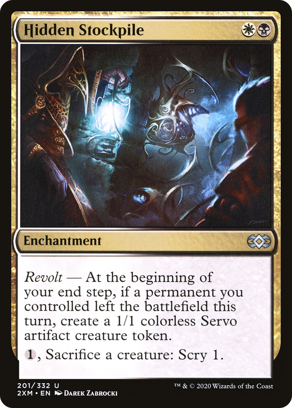Hidden Stockpile (201) [Double Masters] foil - Deck Out Gaming