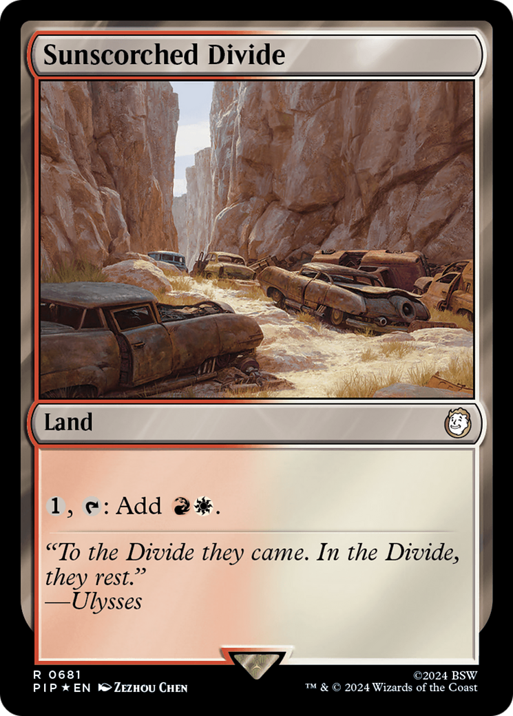 Sunscorched Divide (Surge Foil) (681) [Fallout] foil - Deck Out Gaming