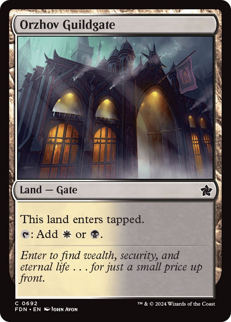 Orzhov Guildgate (692) [Foundations] - Deck Out Gaming