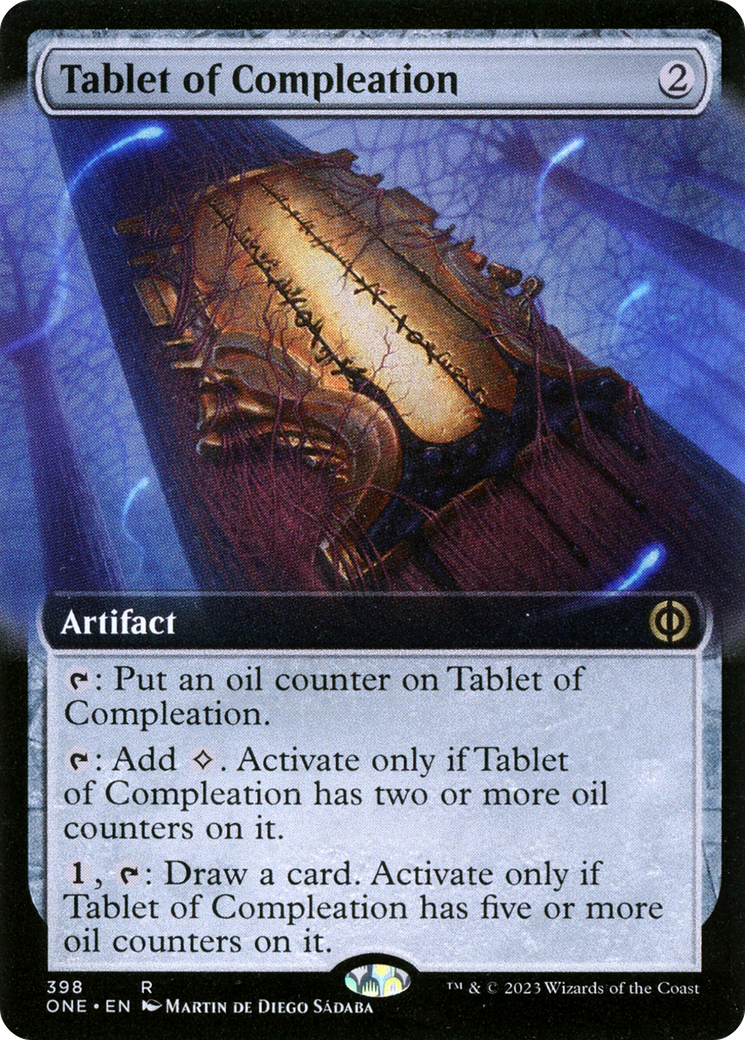 Tablet of Compleation (Extended Art) (398) [Phyrexia: All Will Be One] - Deck Out Gaming