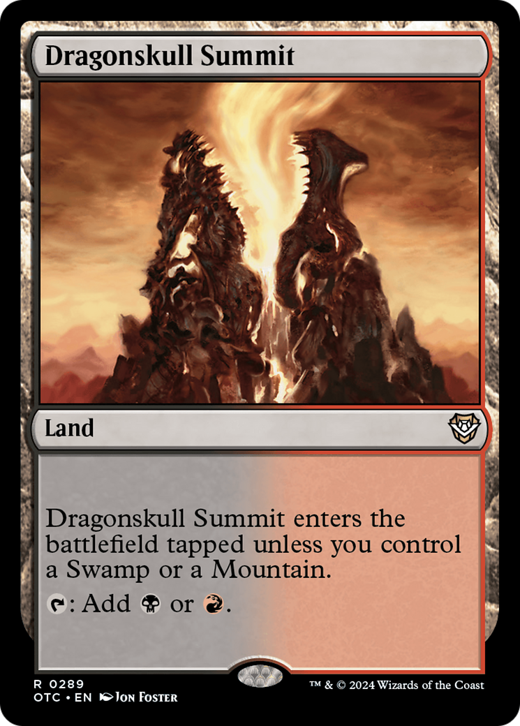 Dragonskull Summit (289) [Outlaws of Thunder Junction Commander] - Deck Out Gaming