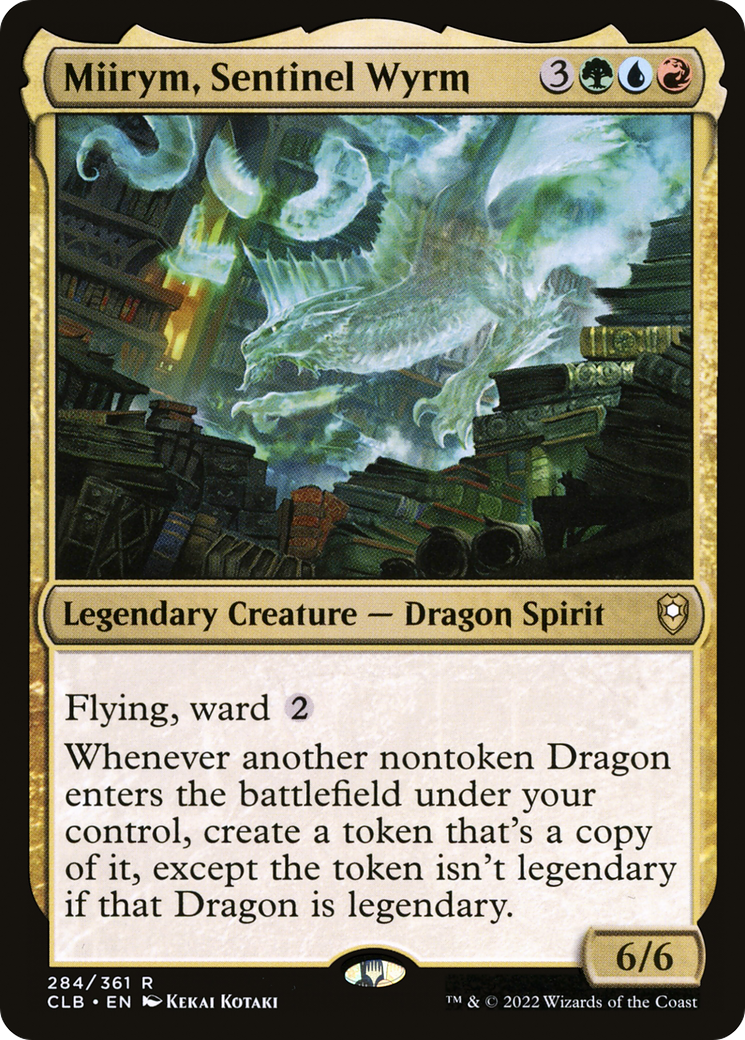 Miirym, Sentinel Wyrm (284) [Commander Legends: Battle for Baldur's Gate] - Deck Out Gaming