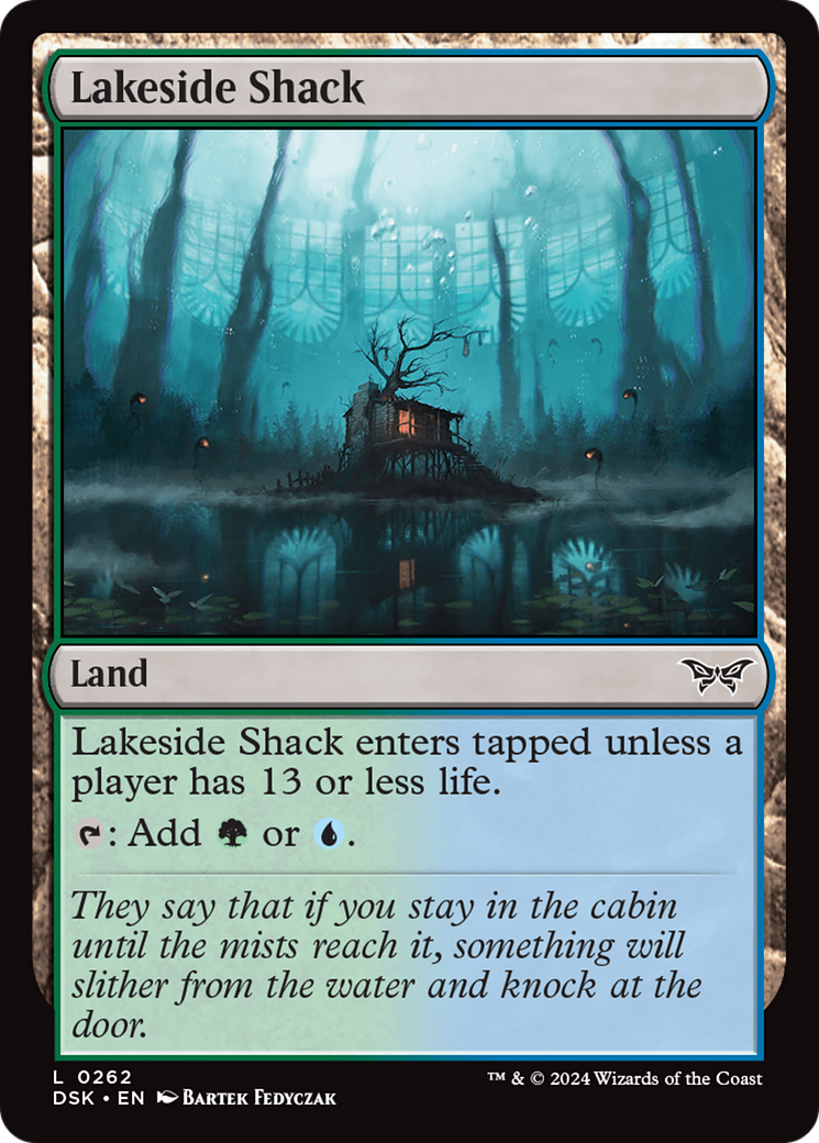 Lakeside Shack (262) [Duskmourn: House of Horror] foil - Deck Out Gaming