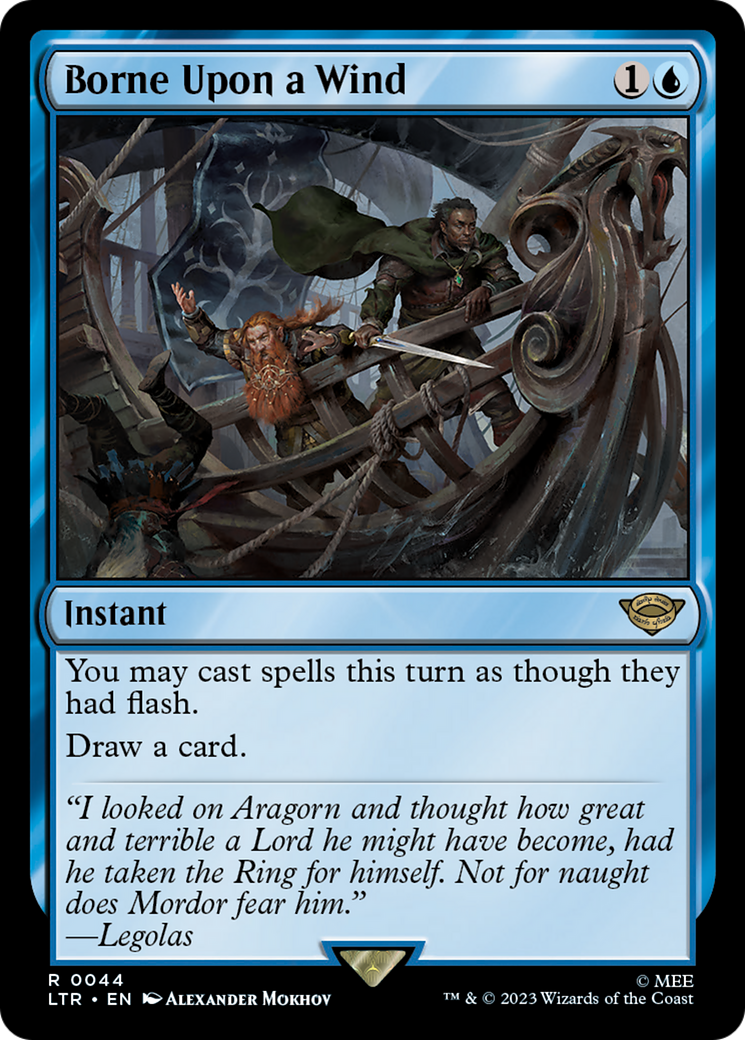 Borne Upon a Wind (44) [The Lord of the Rings: Tales of Middle-earth] foil - Deck Out Gaming