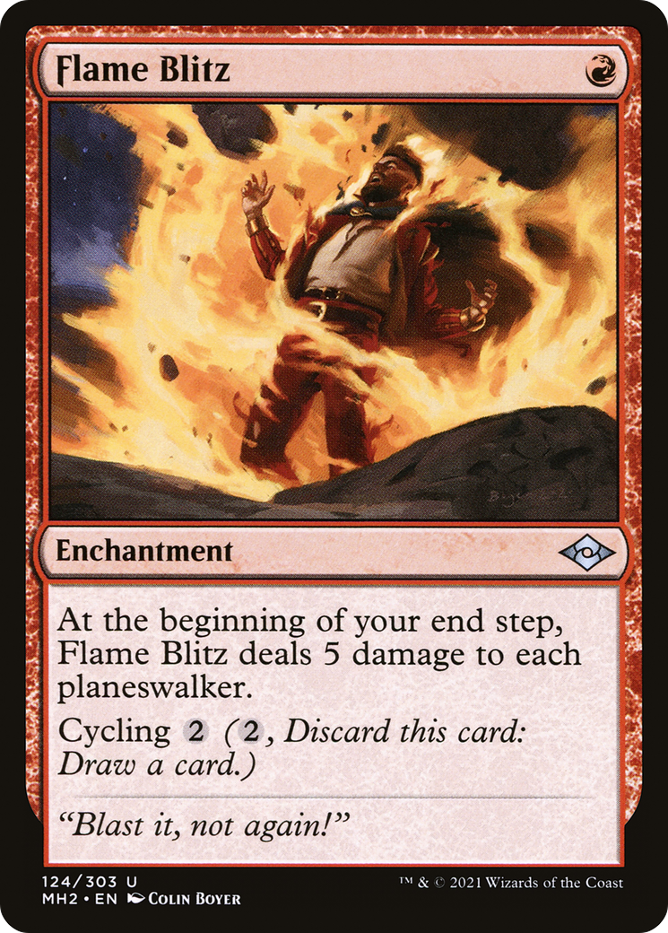 Flame Blitz (124) [Modern Horizons 2] - Deck Out Gaming