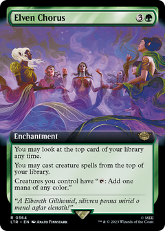 Elven Chorus (Extended Art) (364) [The Lord of the Rings: Tales of Middle-earth] - Deck Out Gaming