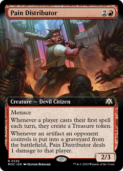 Pain Distributor (Extended Art) (120) [March of the Machine Commander] - Deck Out Gaming