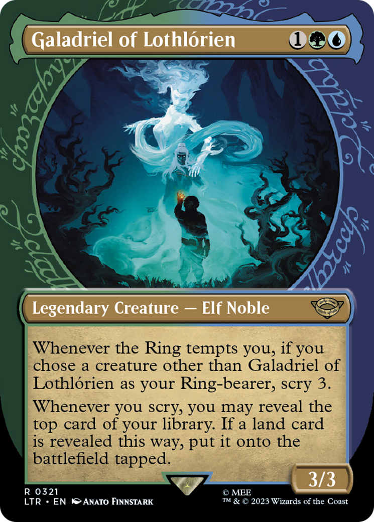 Galadriel of Lothlorien (Showcase) (321) [The Lord of the Rings: Tales of Middle-earth] foil - Deck Out Gaming