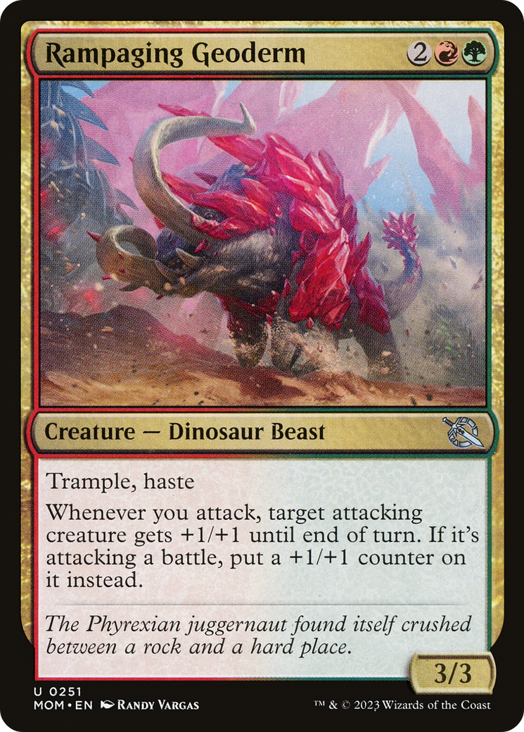 Rampaging Geoderm (251) [March of the Machine] - Deck Out Gaming