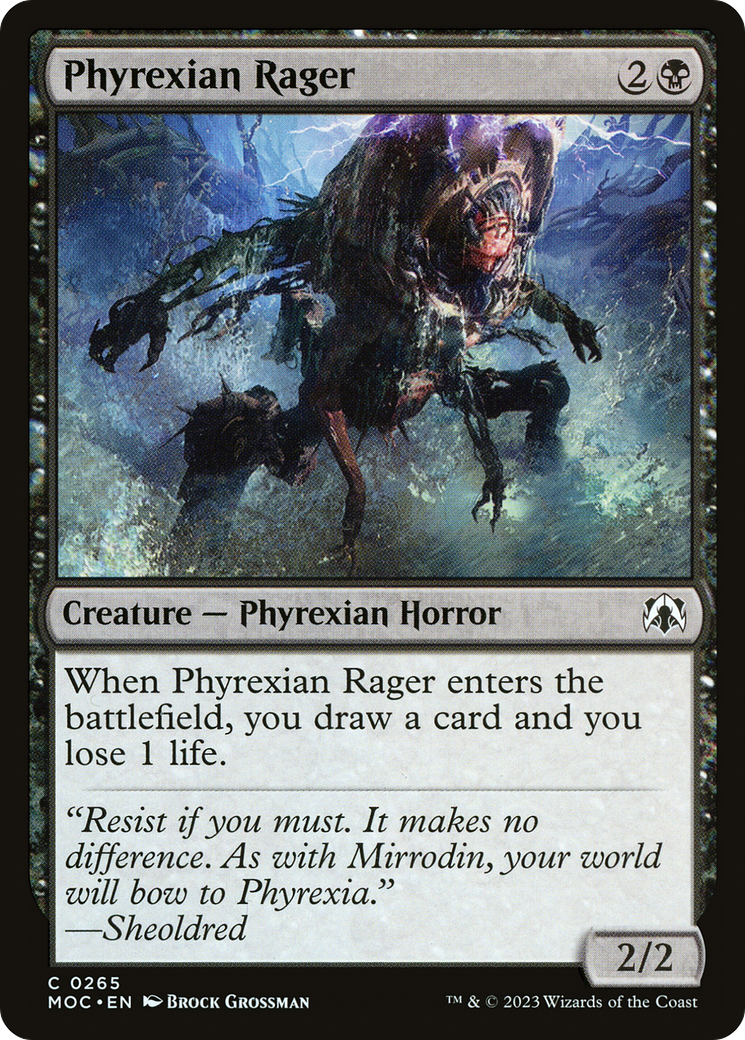 Phyrexian Rager (265) [March of the Machine Commander] - Deck Out Gaming