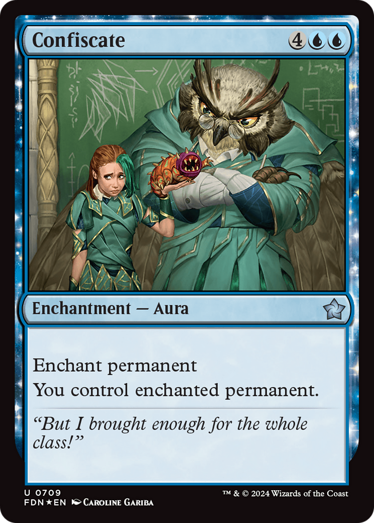 Confiscate (709) [Foundations] foil - Deck Out Gaming