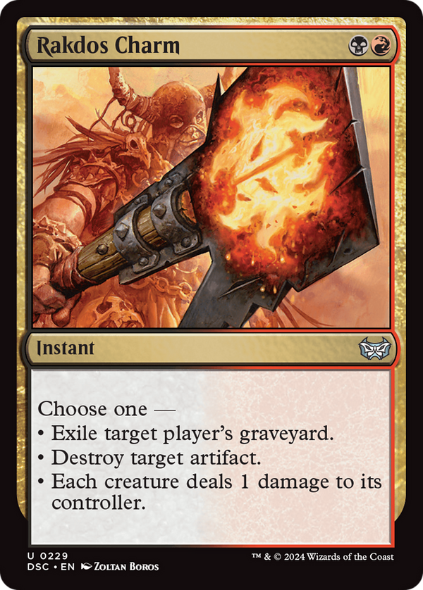 Rakdos Charm (229) [Duskmourn: House of Horror Commander] - Deck Out Gaming