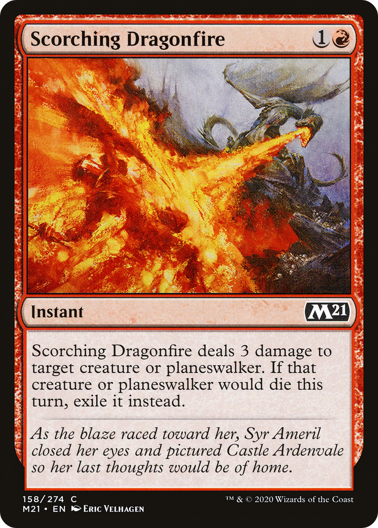 Scorching Dragonfire (158) [Core Set 2021] - Deck Out Gaming