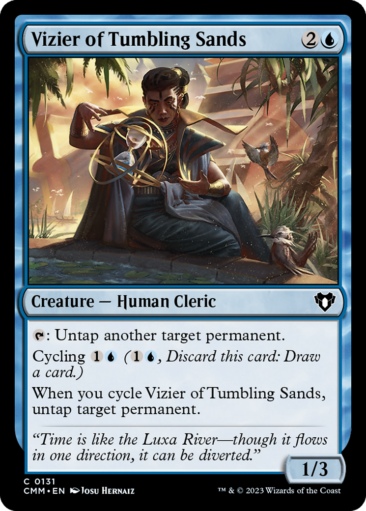 Vizier of Tumbling Sands (131) [Commander Masters] - Deck Out Gaming