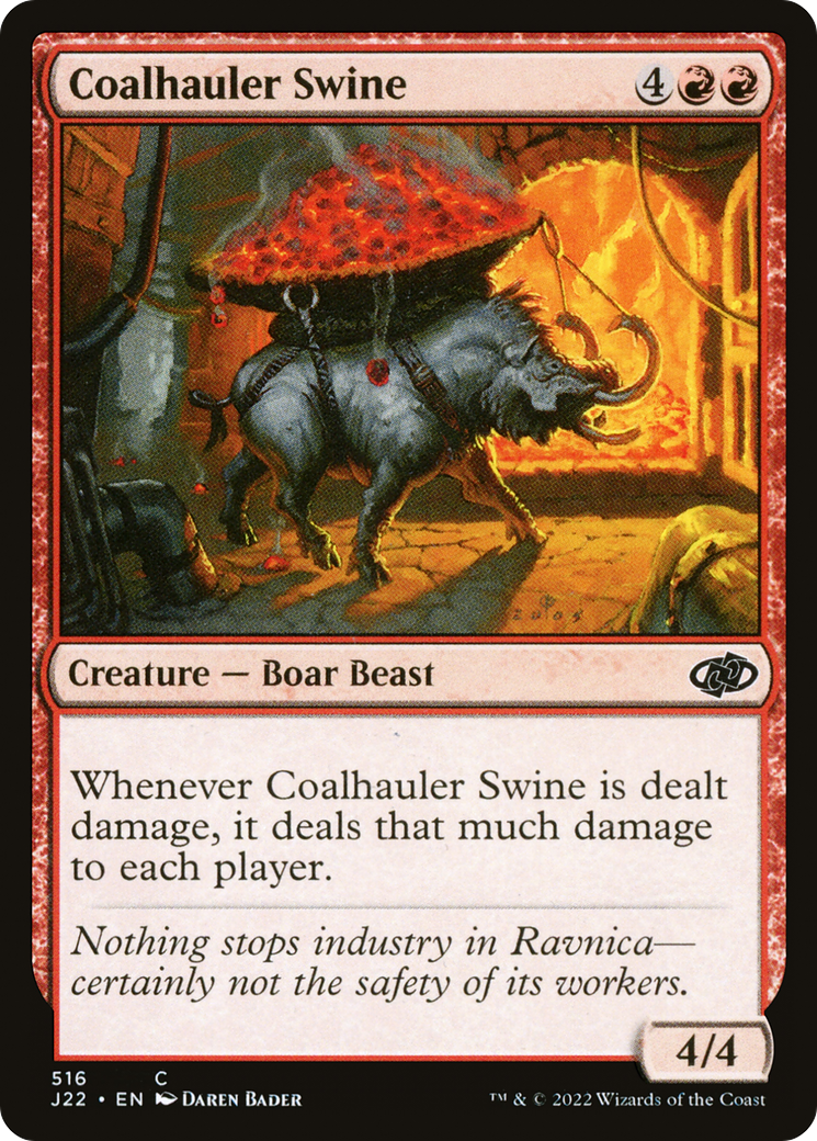 Coalhauler Swine (516) [Jumpstart 2022] - Deck Out Gaming
