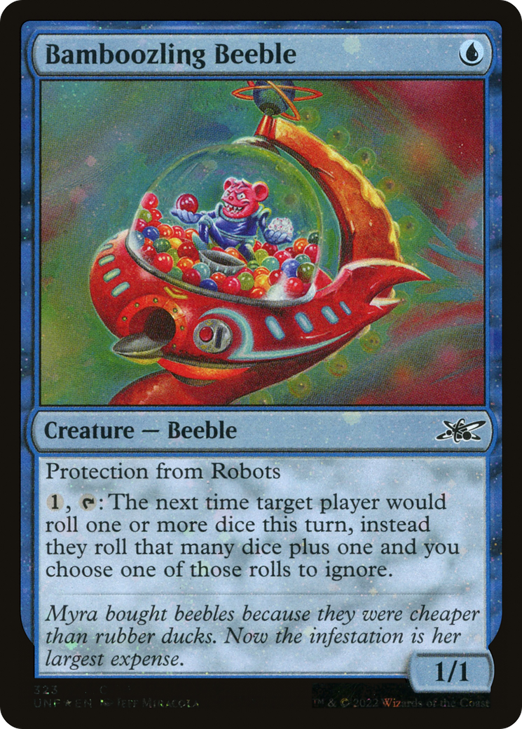 Bamboozling Beeble (Galaxy Foil) (323) [Unfinity] foil - Deck Out Gaming