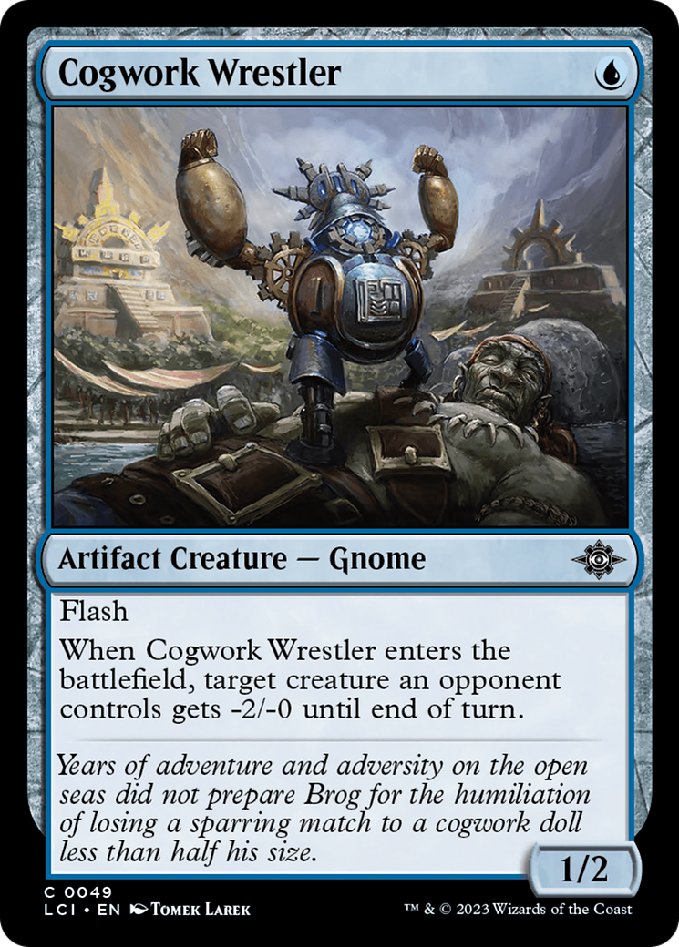 Cogwork Wrestler (49) [The Lost Caverns of Ixalan] foil - Deck Out Gaming