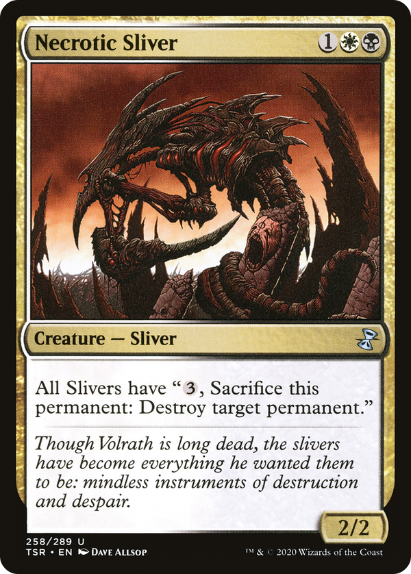 Necrotic Sliver (258) [Time Spiral Remastered] - Deck Out Gaming