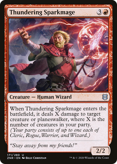 Thundering Sparkmage (171) [Zendikar Rising] foil - Deck Out Gaming