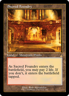 Sacred Foundry (Retro Frame) (409) [Ravnica Remastered] - Deck Out Gaming