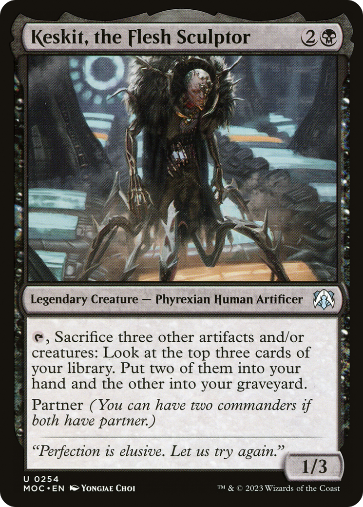 Keskit, the Flesh Sculptor (254) [March of the Machine Commander] - Deck Out Gaming