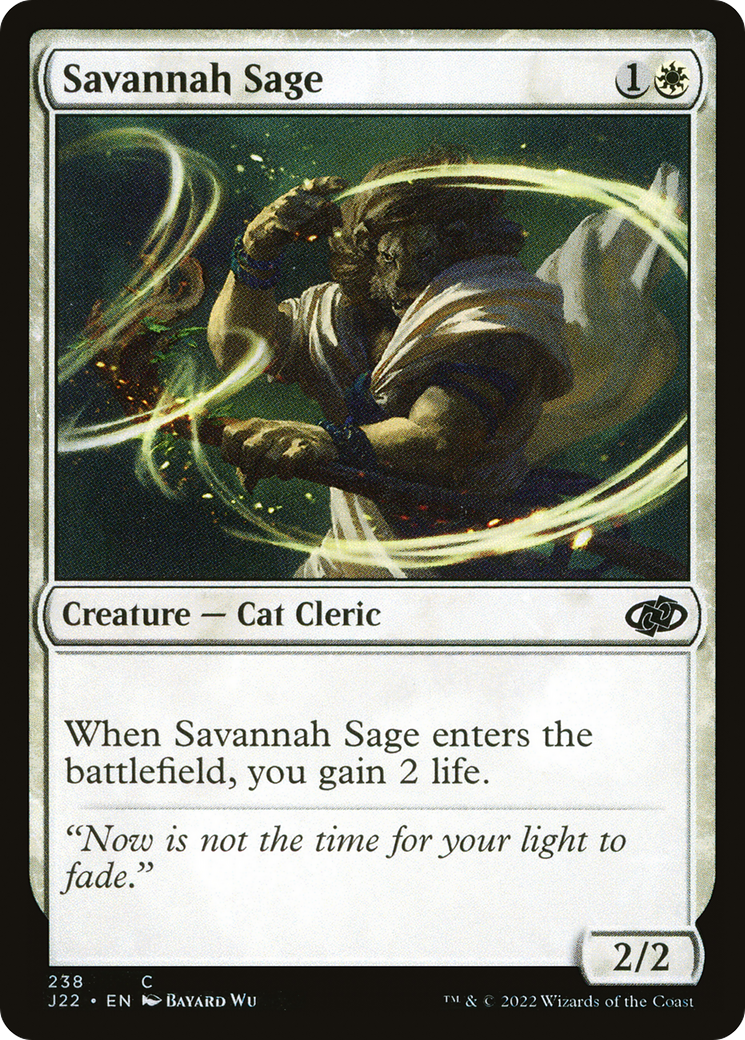 Savannah Sage (238) [Jumpstart 2022] - Deck Out Gaming