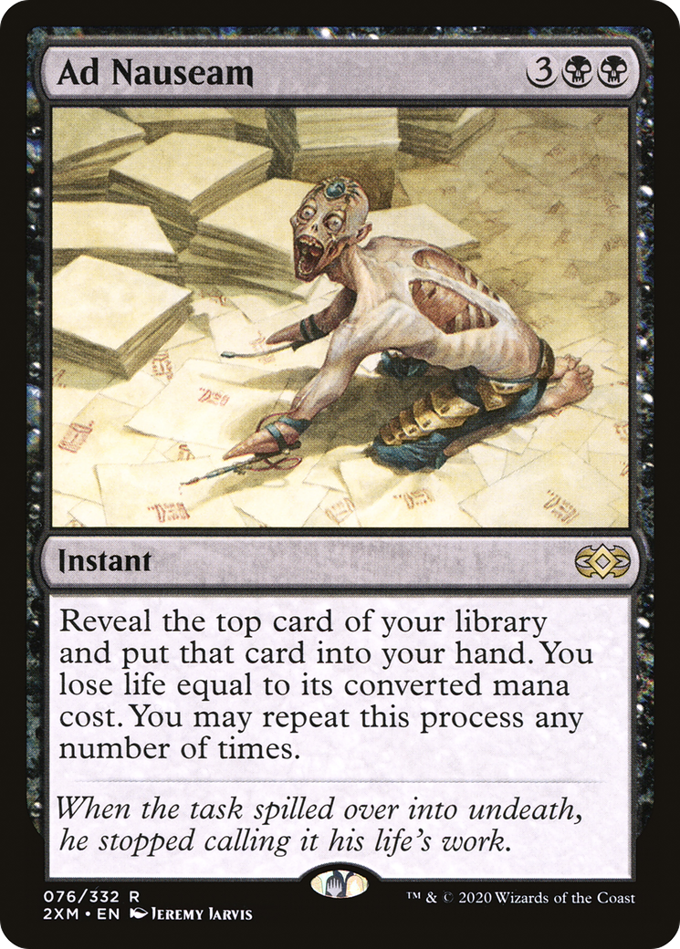 Ad Nauseam (76) [Double Masters] foil - Deck Out Gaming