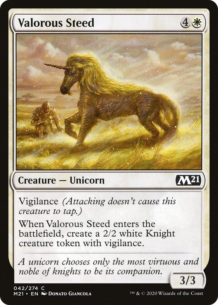 Valorous Steed (42) [Core Set 2021] - Deck Out Gaming