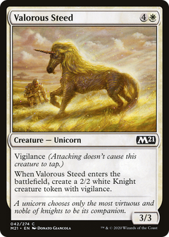 Valorous Steed (42) [Core Set 2021] foil - Deck Out Gaming