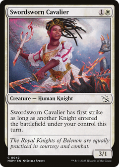 Swordsworn Cavalier (42) [March of the Machine] foil - Deck Out Gaming