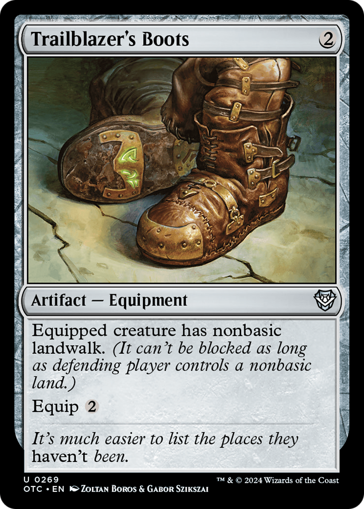 Trailblazer's Boots (269) [Outlaws of Thunder Junction Commander] - Deck Out Gaming