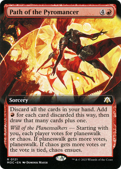 Path of the Pyromancer (Extended Art) (121) [March of the Machine Commander] foil - Deck Out Gaming