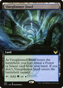 Vineglimmer Snarl (Extended Art) (365) [Strixhaven: School of Mages] foil - Deck Out Gaming
