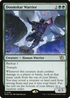 Doomskar Warrior (185) [March of the Machine] foil - Deck Out Gaming