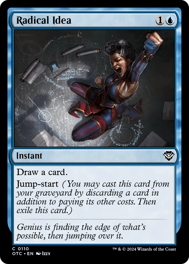 Radical Idea (110) [Outlaws of Thunder Junction Commander] - Deck Out Gaming