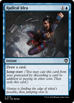 Radical Idea (110) [Outlaws of Thunder Junction Commander] - Deck Out Gaming