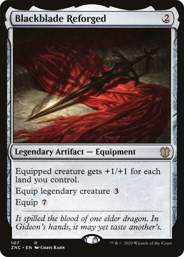 Blackblade Reforged (107) [Zendikar Rising Commander] - Deck Out Gaming