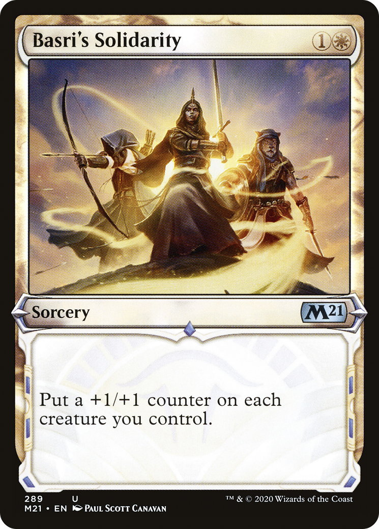Basri's Solidarity (289) [Core Set 2021] foil - Deck Out Gaming