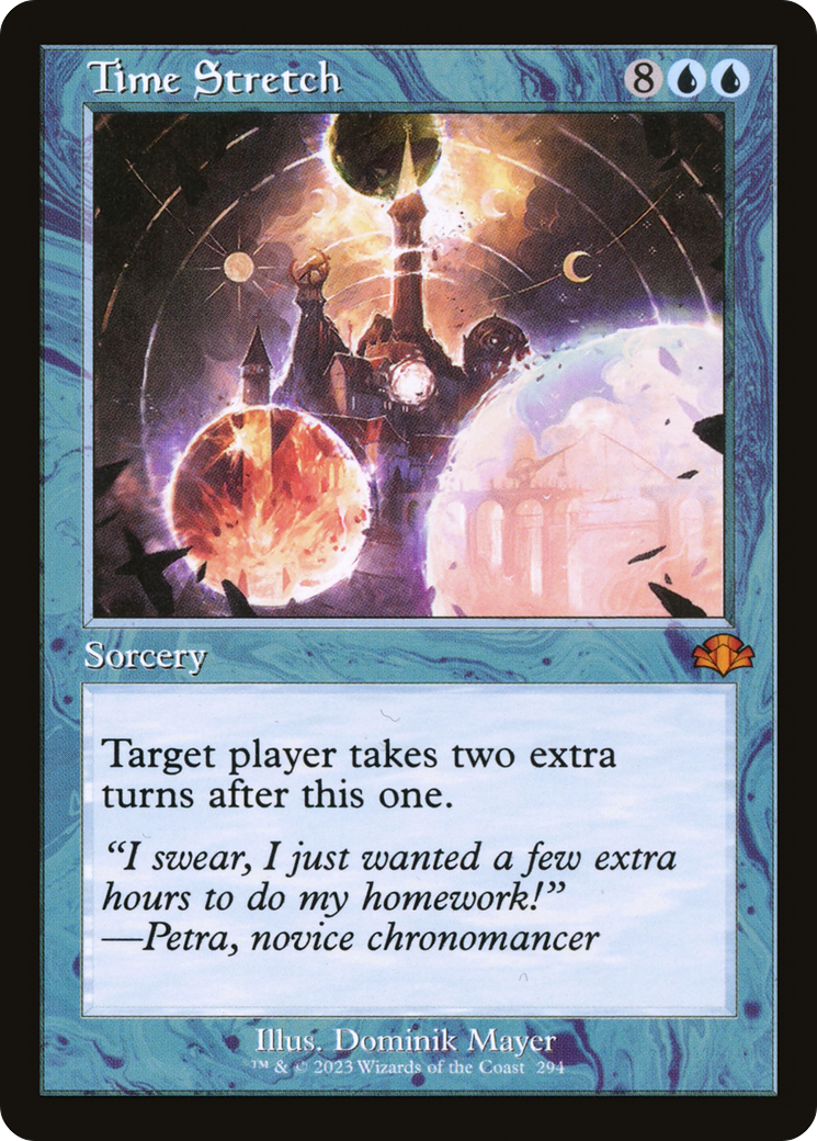 Time Stretch (Retro Frame) (294) [Dominaria Remastered] foil - Deck Out Gaming