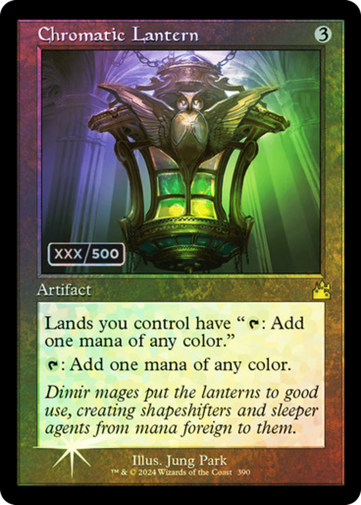 Chromatic Lantern (Retro Frame) (Serial Numbered) (390) [Ravnica Remastered] foil - Deck Out Gaming