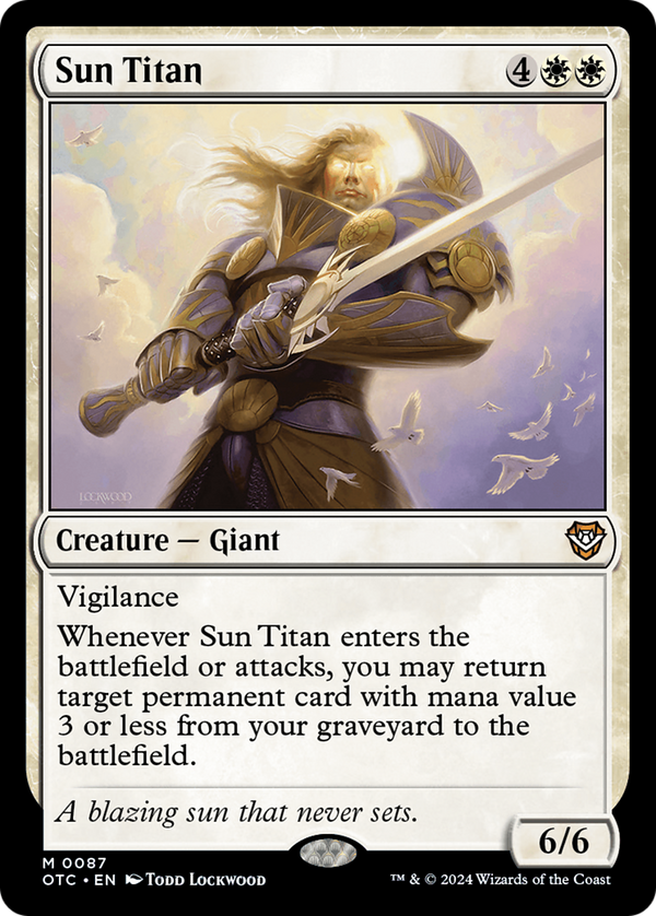 Sun Titan (87) [Outlaws of Thunder Junction Commander] - Deck Out Gaming