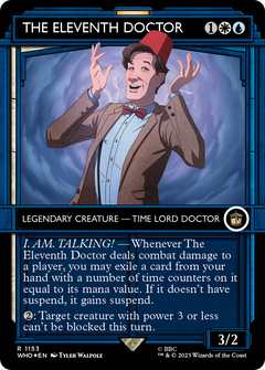 The Eleventh Doctor (Showcase) (Surge Foil) (1153) [Doctor Who] foil - Deck Out Gaming