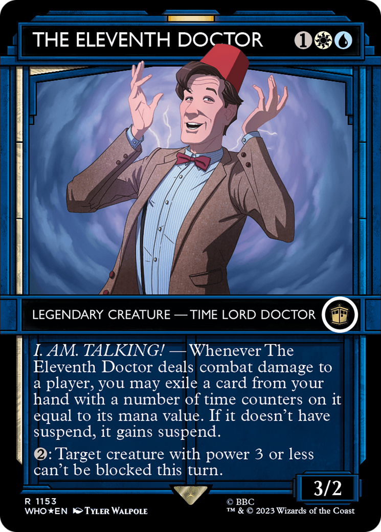 The Eleventh Doctor (Showcase) (Surge Foil) (1153) [Doctor Who] foil - Deck Out Gaming