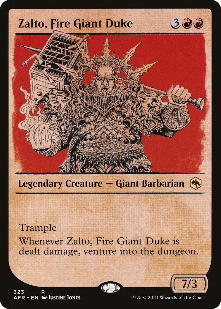 Zalto, Fire Giant Duke (323) [Adventures in the Forgotten Realms] - Deck Out Gaming