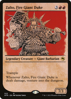 Zalto, Fire Giant Duke (323) [Adventures in the Forgotten Realms] foil - Deck Out Gaming
