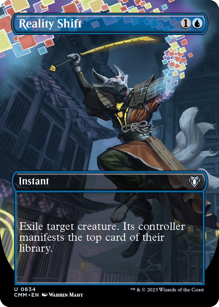 Reality Shift (Borderless) (634) [Commander Masters] - Deck Out Gaming