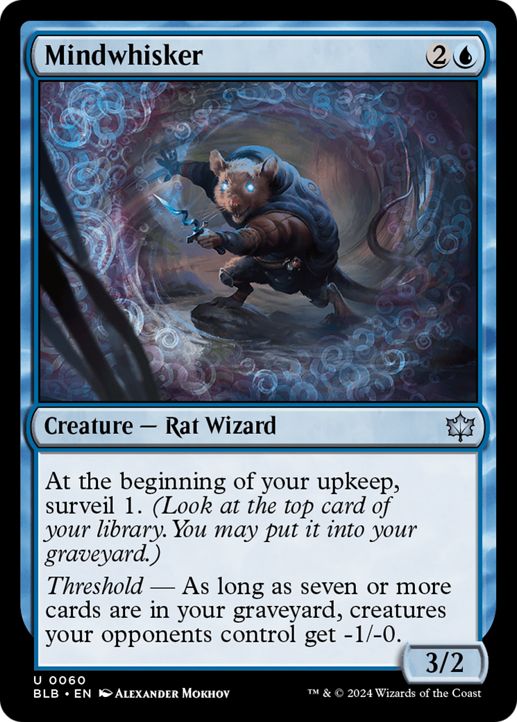 Mindwhisker (60) [Bloomburrow] foil - Deck Out Gaming