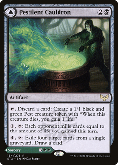 Pestilent Cauldron (154) [Strixhaven: School of Mages] foil - Deck Out Gaming