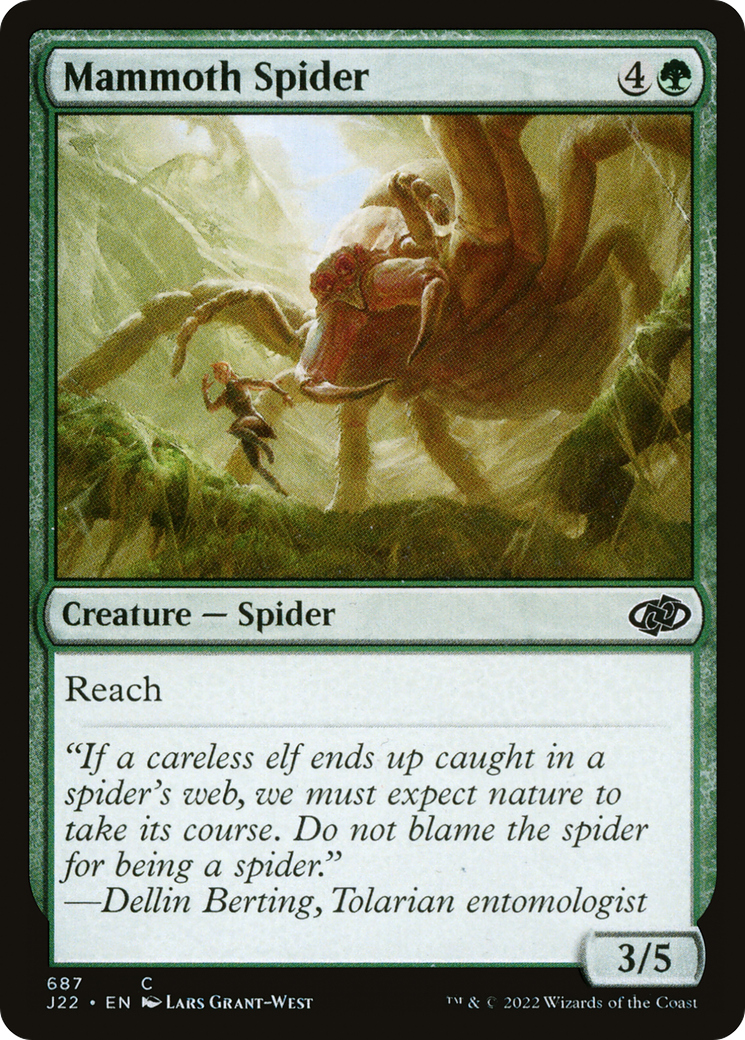 Mammoth Spider (687) [Jumpstart 2022] - Deck Out Gaming